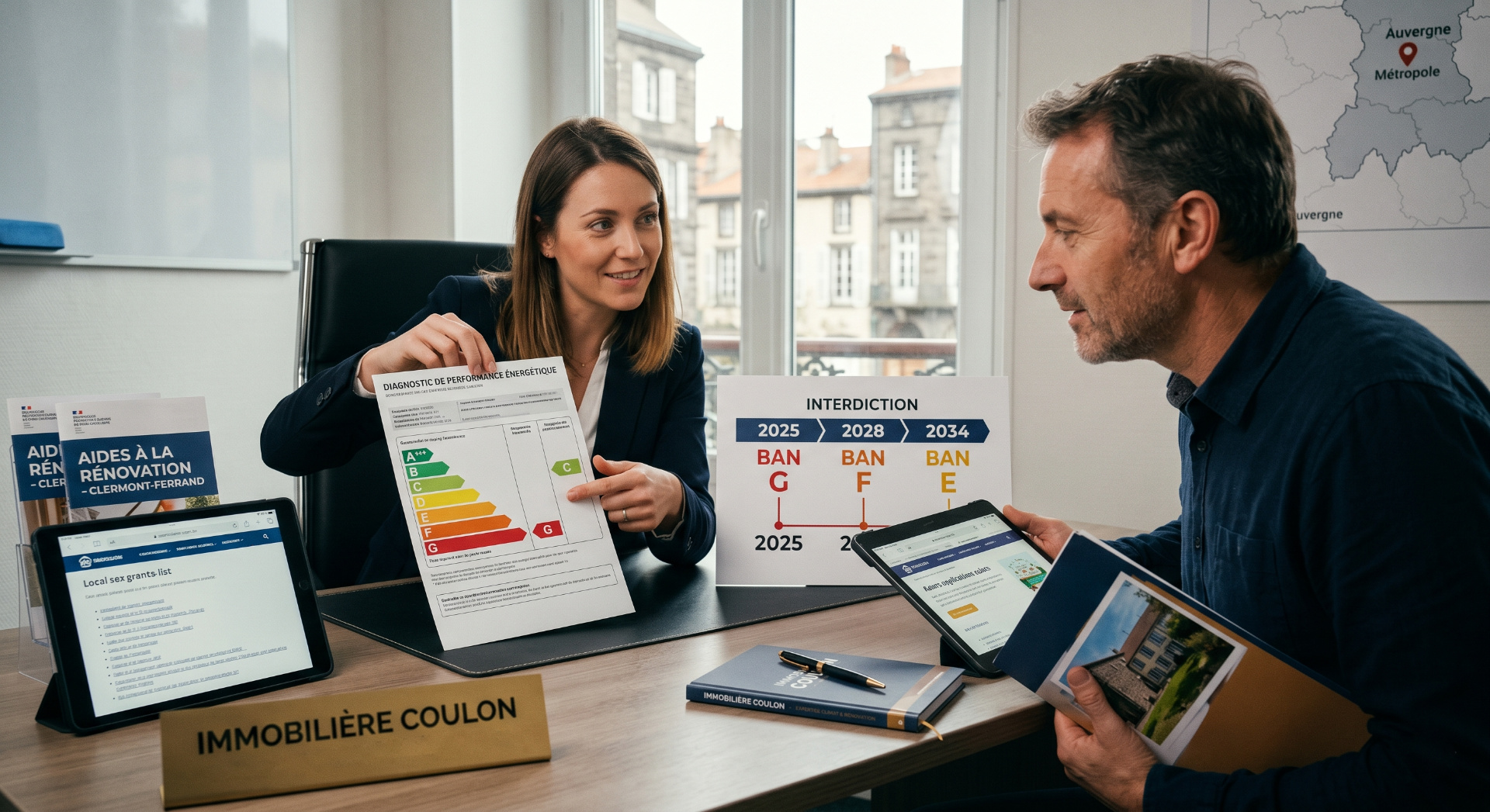 Illustration : La Performance Énergétique (DPE) : Quel impact sur votre location à Clermont-Ferrand ?